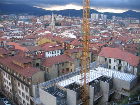 La construcción del nuevo edificio
