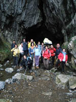 Foto de grupo en el tunel de Abaro (Ampliar en una nueva ventana)