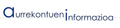 Aurrekontuen informazioa