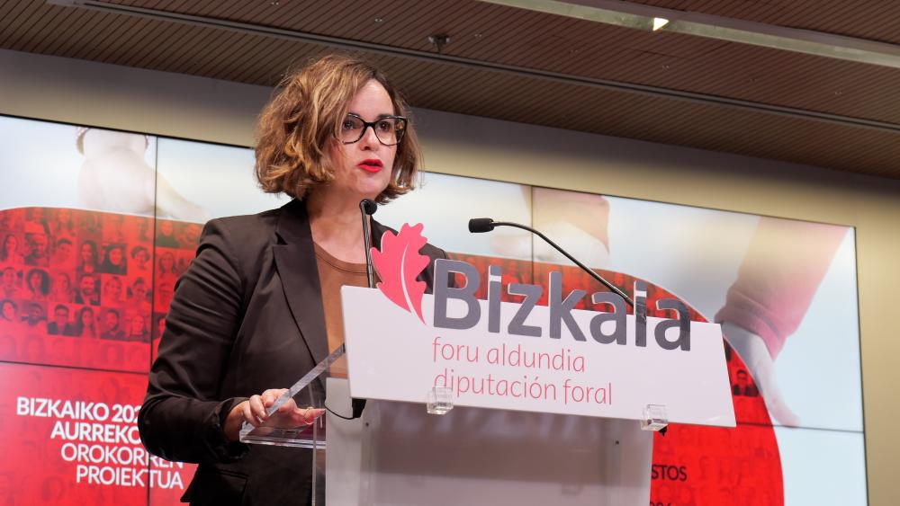 Elixabete Etxanobe , Diputada General de Bizkaia
