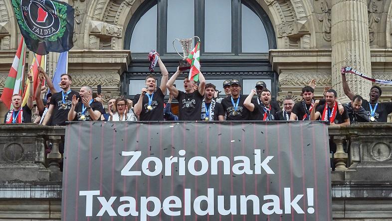 Bizkaiko Foru Aldundiak harrera egin dio Surne Bilbao Basketi