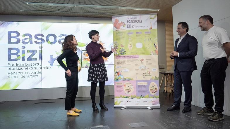 Basoa Bizi proiektuaren emaitzen aurkezpena