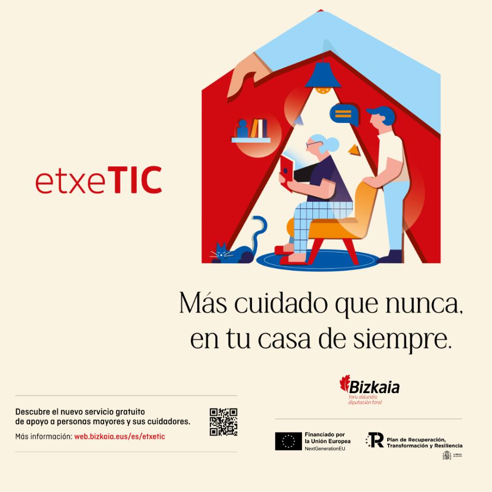 Bizkaia suma otros seis centros de día que ofrecerán el servicio etxeTIC.