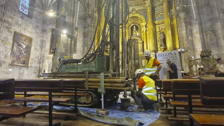 Bizkaia inicia los sondeos geotécnicos en la Basílica de Begoña