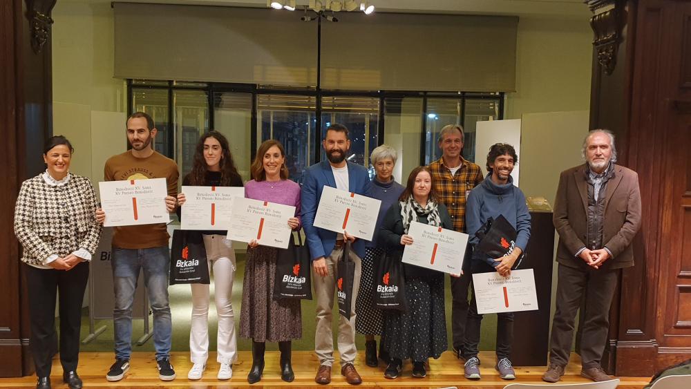 Entrega de premios BizkaIdatz XV