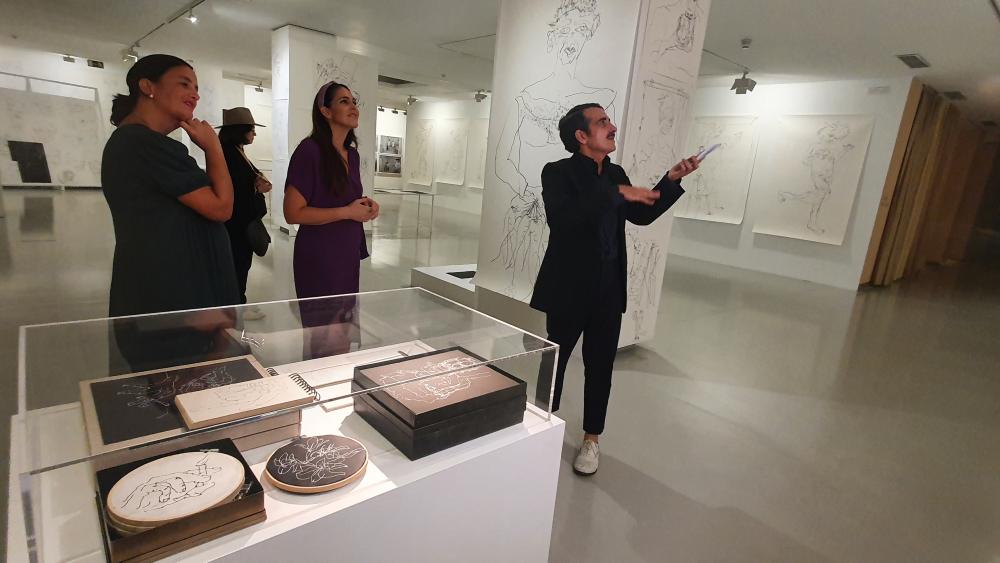 Begoña de Ibarra, Leixuri Arrizabalaga y Eduardo Sourrouille