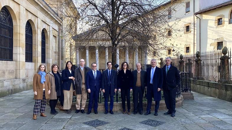 Los promotores de la nueva Norma Foral tras su aprobación