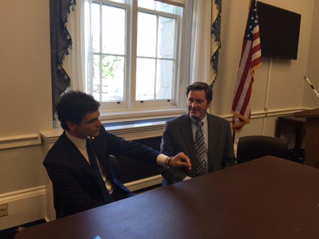 Unai Rementeria eta John Garamendi