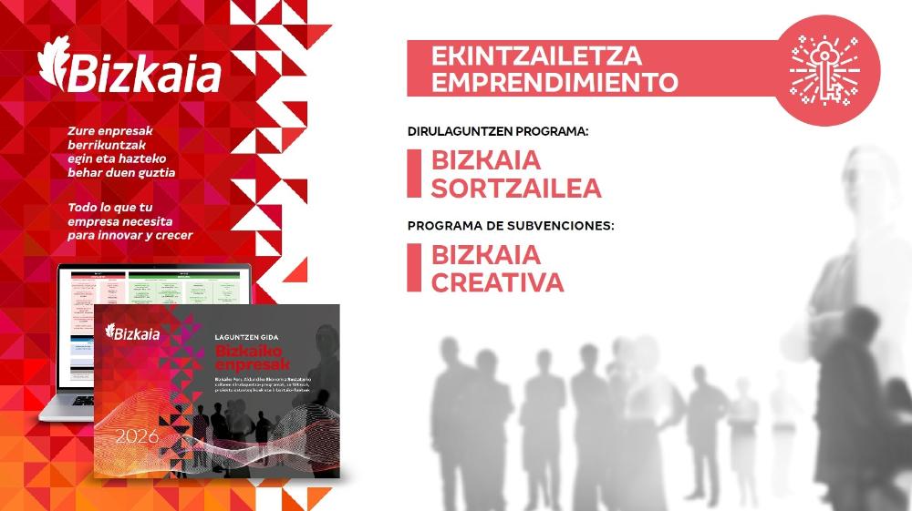 Bizkaia Creativaren edizio berriak dirulaguntzal jaso daitezkeen sektoreak zabaltzen ditu