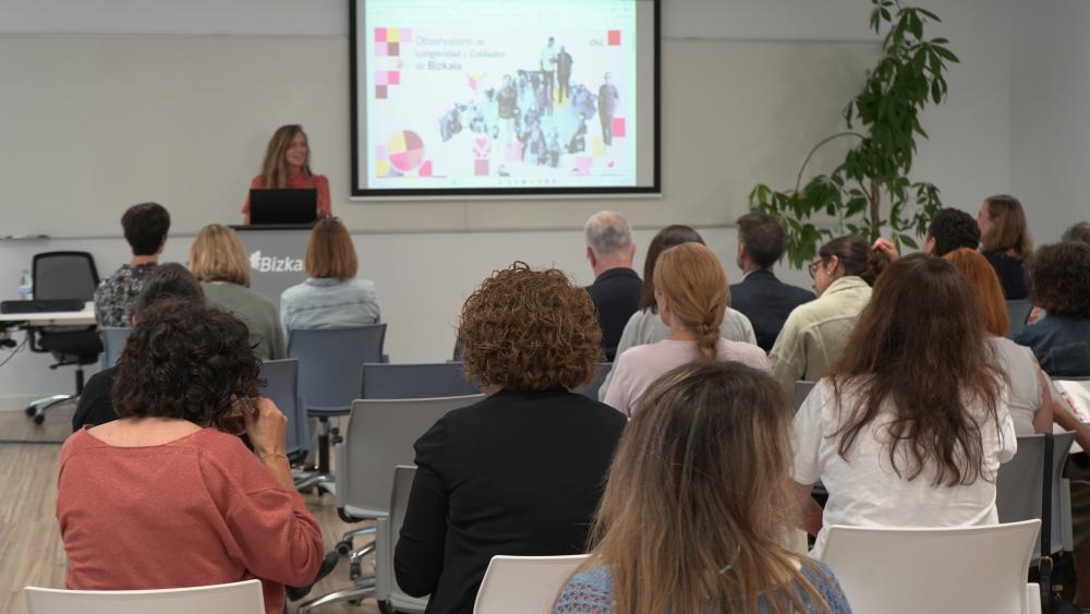 El NIC ha acogido la presentación del Observatorio de Longevidad y Cuidados de Bizkaia.