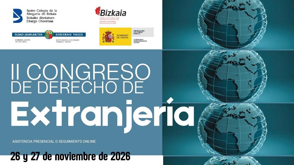 Bilbao acogerá el II Congreso de Derecho de Extranjería con destacados representantes institucionales