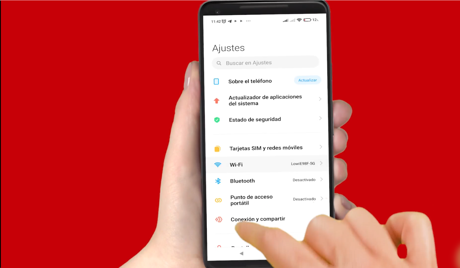 Smartphone batetik internetera konektatu