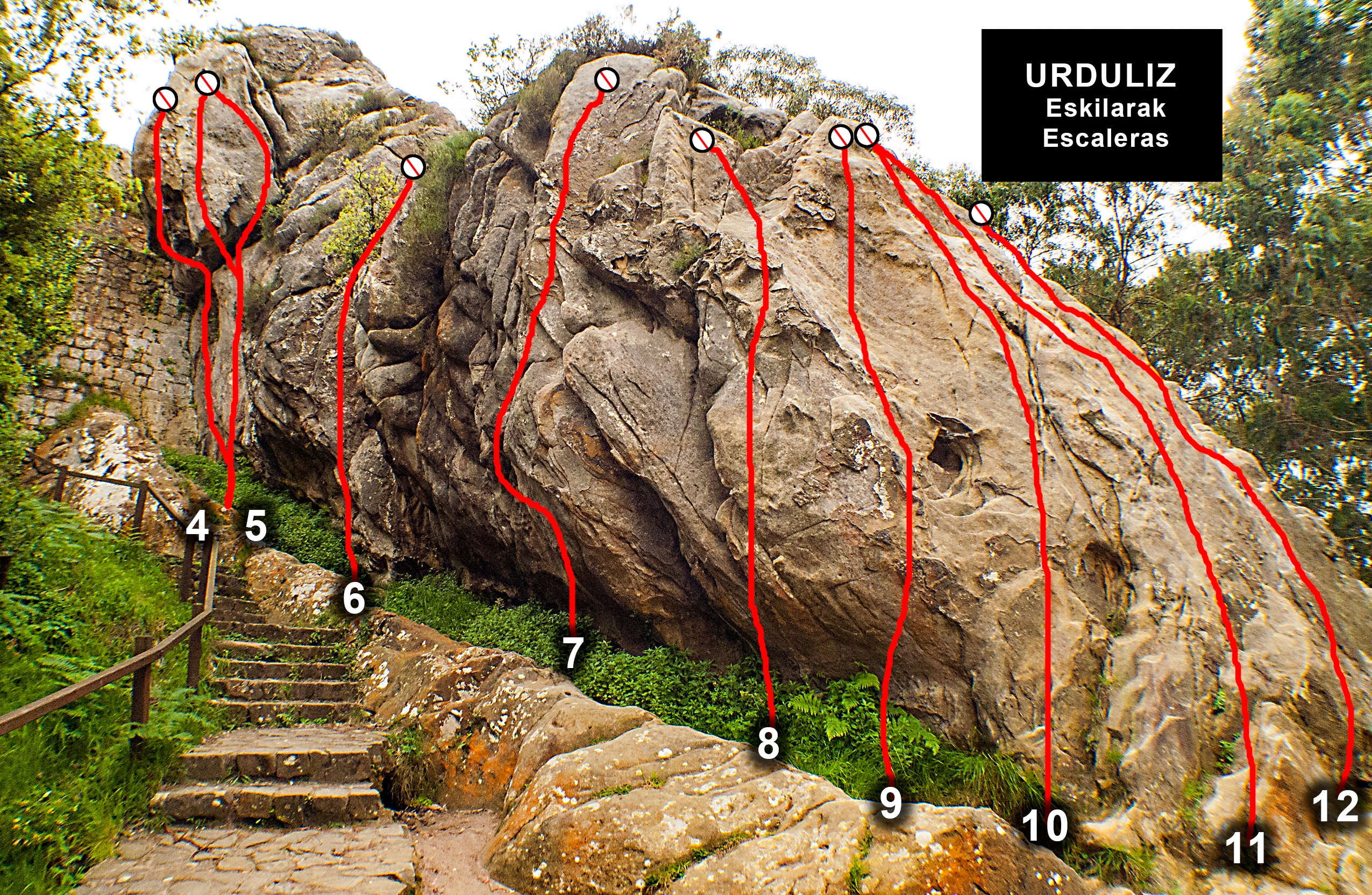 Urduliz Sector Escaleras - Vías de la 4 a la 12