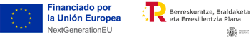 Europar Batasunak Finantziatua. NextGeneration. Berreskuratze Eraldaketa eta Erresilientzia Plana